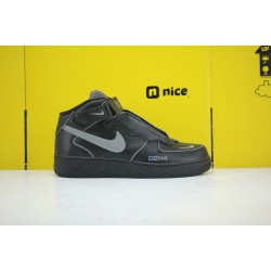 C2H4 x Nike Air Force 1 '07 MID Black Unisex Sneakers 315123-001