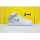 Nike Air Force 1 '07 Mid White Grey Unisex Sneakers 315123-118