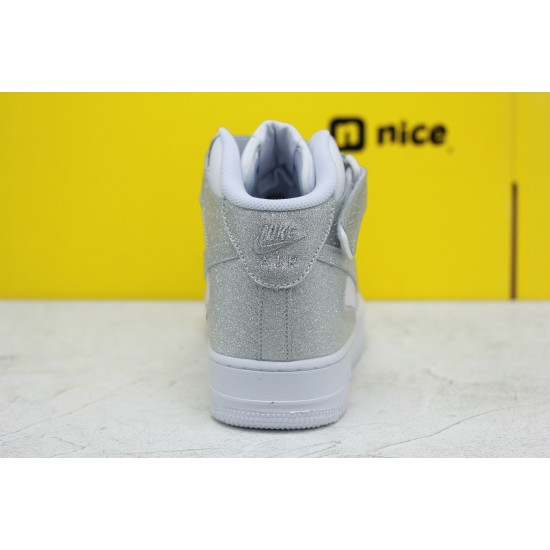 Nike Air Force 1 '07 Mid White Grey Unisex Sneakers 315123-118