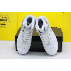 Nike Air Force 1 '07 Mid White Grey Unisex Sneakers 315123-118