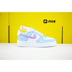 Nike Air Force 1 Low Blue Purple White CZ6928-100 Womens AF1 Running Shoes