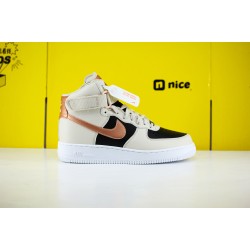 Nike Air Force 1 Mid Black Beige DB5080 100 Unisex Running Shoes