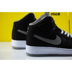 Nike Air Force 1 Mid Black Grey 316133-602 Unisex Running Shoes