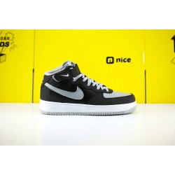 Nike Air Force 1 Mid Black Grey 854851-067 Unisex Running Shoes