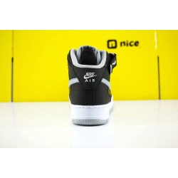 Nike Air Force 1 Mid Black Grey 854851-067 Unisex Running Shoes