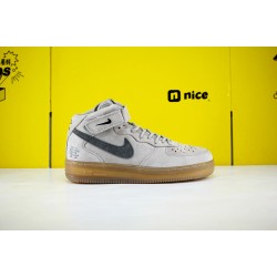 Nike Air Force 1 Mid Grey Black 807618-208 Unisex Running Shoes