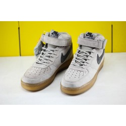 Nike Air Force 1 Mid Grey Black 807618-208 Unisex Running Shoes