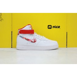 Nike Air Force 1 Mid Year of the Rat CNY White Red Unisex Sneakers CU2980-193