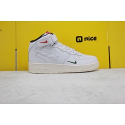 Nike Air Force1 Mid Ronnie Fieg White Red Blue Unisex Sneakers CU2980-195