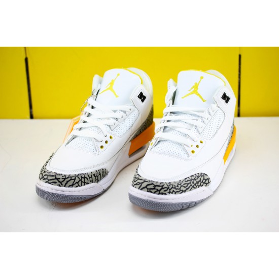 Air Jordan 3 Retro Laser Orange CK9246-108 AJ3 Mens Jordan Sneakers