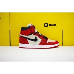 Nike AIR Jordan 1 The North Pole Chicago Unisex Basketball Shoes Red White CK5566-610