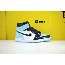 Nike Air Jordan 1 High OG Blue Chill Unisex Basketball Shoes Blue Black CD0461-401