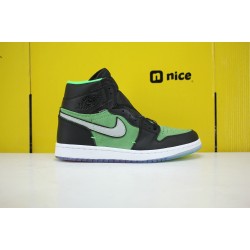 Nike Air Jordan 1 High Zoom Rage Green Unisex Sneakers Green Black CK6637-002