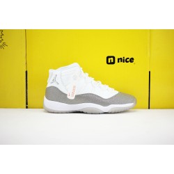 Nike Air Jordan 11 AJ11 Mens Basketball Shoes White Grey AR0715 100