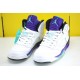 Nike Air Jordan 5 AJ5 Unisex Basketball Shoes White Purple Green AV3919-135