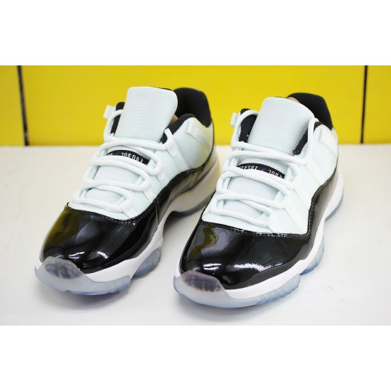 Nike Air Jordan 11 AJ11 Low Mens Basketball Shoes Black White 528895 153