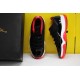 Nike Air Jordan 11 AJ11 Low Mens Basketball Shoes Black White Red 528895 01