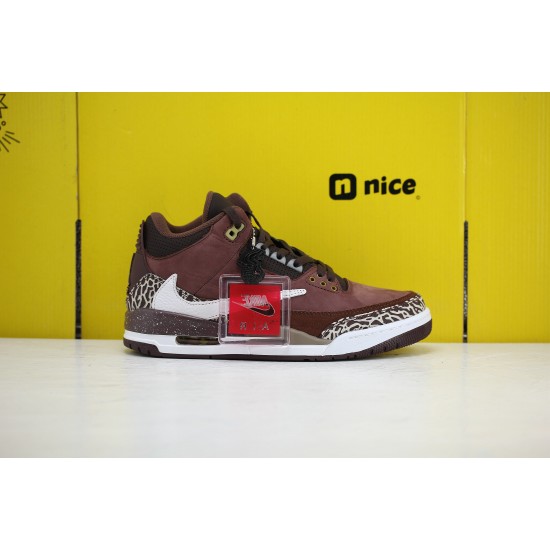 Nike Air Jordan 3 Retro High OG AJ3 Mens Basketball Shoes Brown 626988 018