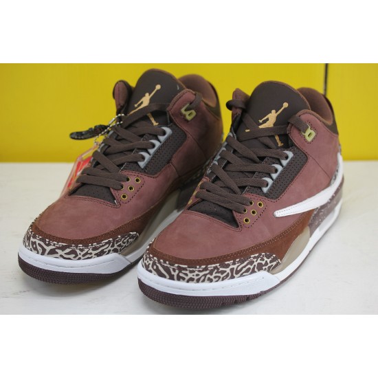 Nike Air Jordan 3 Retro High OG AJ3 Mens Basketball Shoes Brown 626988 018