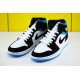 Air Jordan 1 Mid Black White Blue BQ6472-102 AJ1 Unisex Jordan Sneakers