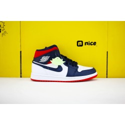 Air Jordan 1 Mid SE USA 852542-104 AJ1 Unisex Jordan Sneakers