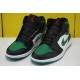 Nike Air Jordan 1 MID AJ1 Unisex Basketball Shoes Green White Black 554724-067 