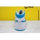 Nike Air Jordan 1 Mid UNC Unisex Basketball Shoes White Blue BQ6472-114