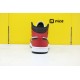 Nike Air Jordan 1 Mid Unisex Basketball Shoes White Red Black 554724-069