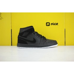 Nike Air Jordan 1 Retro High OG Rox Brown Unisex Basketball Shoes All Black BQ6472-001