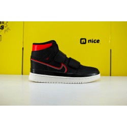 Air Jordan 1 Retro High Double Strap Black Gym Red AQ7924 016 Unisex Jordan Sneakers