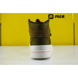 Air Jordan 1 Retro High Double Strap Olive Canvas AQ7924 305 Unisex Jordan Sneakers