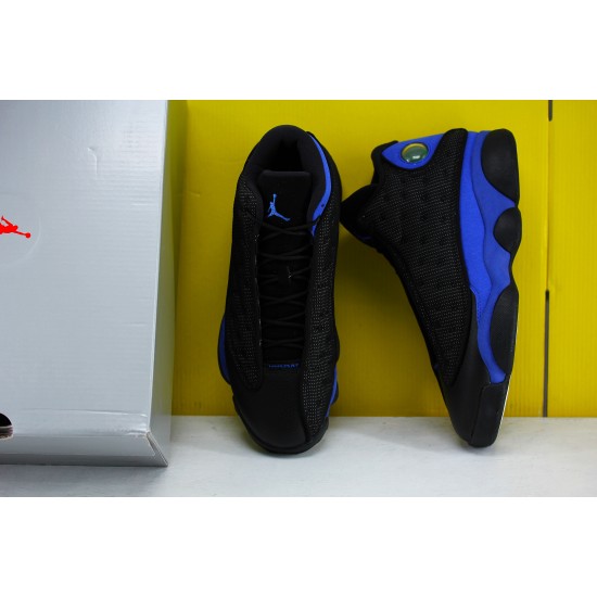 Air Jordan 13 Retro Black Hyper Royal 414571-040 Mens Jordan Sneakers