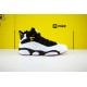 Air Jordan 6 Rings Black White 323399 100 Mens Jordan Sneakers