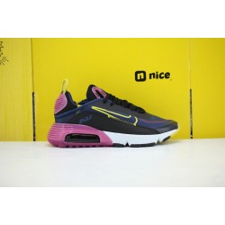 Nike Air Max 2090 Unisex Running Shoes Black White Purple CT7695-401