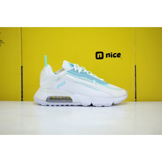 Nike Air Max 2090 Unisex Running Shoes White Green CT7698-009