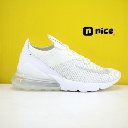 Nike Air Max 270 Flyknit Unisex Running Shoes White AO1023-102