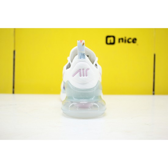 Nike Air Max 270 Flyknit Unisex Running Shoes White AT6819-100