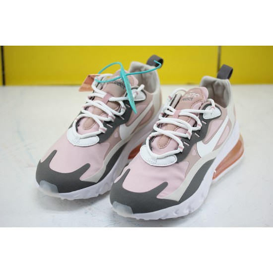 Nike Air Max 270 React Plum Chalk Mauve 270 Womens Sneakers Pink Grey White CI3899-500