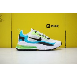 Nike Air Max 270 React Unisex Sneakers White Blue Green Black CT1265 300