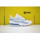 Nike Air Max 270 React Unisex Sneakers White Grey Blue CT1265 300