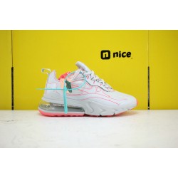 Nike Air Max 270 React Unisex Sneakers White Pink CQ6549-100