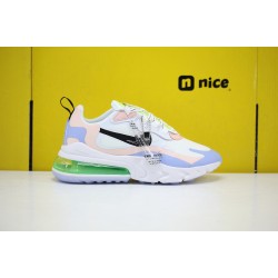 Nike Air Max 270 React Womens Sneakers White Blue Pink Black cu4768-100