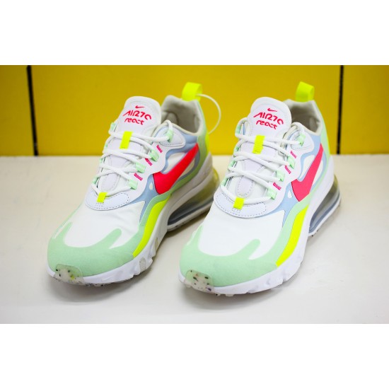 Nike Air Max 270 React Womens Sneakers White Green Red DB5927 161