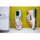 Nike Air Max 270 React Womens Sneakers White Pink Green Black CJ0620 600