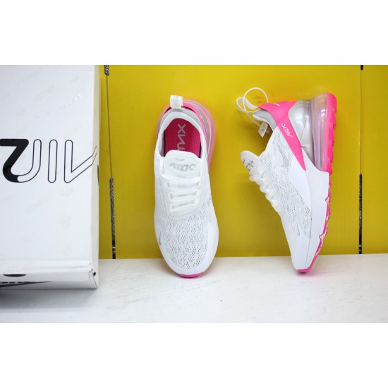 Nike Air Max 270 Womens Running Shoes White Grey Pink CI1963-191