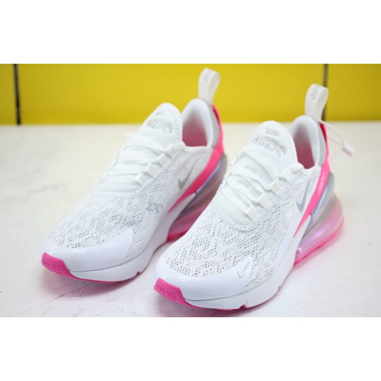 Nike Air Max 270 Womens Running Shoes White Grey Pink CI1963-191