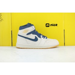 Nike Air Jordan 1 Retro High OG Court Purple Basketball Shoes Beige Blue Mens AJ1 Sneakers AH6342 104