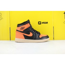 Nike Air Jordan 1 Retro High OG Orange Black Basketball Shoes Mens AJ1 Sneakers  555088-028