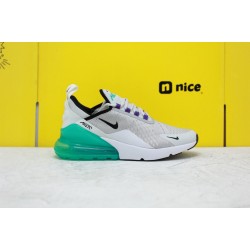 Nike Air Max 270 "Platinum Jade" Pure Platinum/Hyper Jade-White-Black Womens 943345 010 Running Shoes