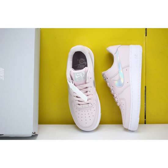 Nike WMNS Air Force 1 Low "Pink Iridescent" Barely Rose/Barely Rose-White Running Shoes CJ1646 600 AF1 Sneakers